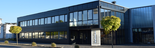 Modernes Firmengebädue der euroflex Fördertechnik in Schopfheim